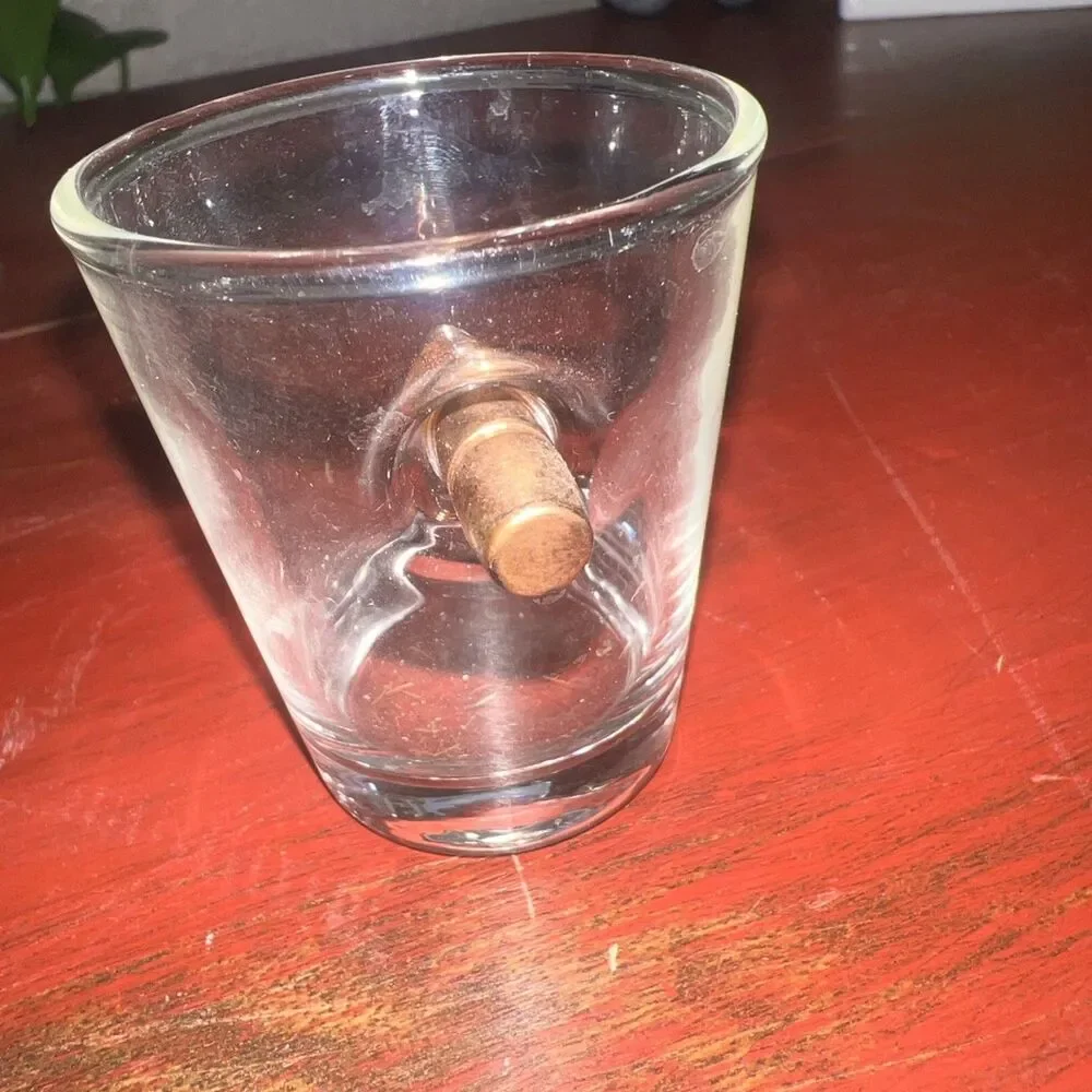 BenShot Rocks Glass w/Real Bullet - Picture 2 of 4